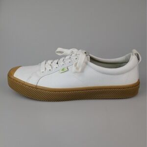 Cariuma OCA Low Off-White Canvas Sneakers Sustainable Casual Shoes 8.5 Women's
